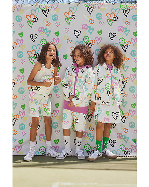 Molo Camicia - Hedly - Cuori in Vernice Multicolore - 100% cotone biologico GOTS Giacche