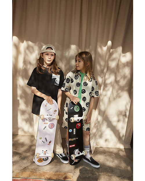 Molo Camicia Maniche Corte - Peace Smile - 100% Cotone Camicie_