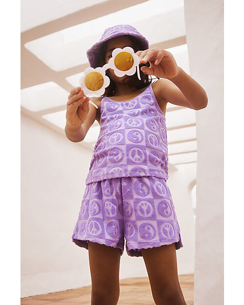 Molo Canotta con Spalline Rizi - Viola - in Cotone Canotte