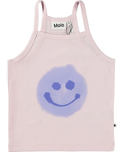 Molo Canotta con Spalline Ronja - Lilac Smile - Cotone Bio GOTS Canotte