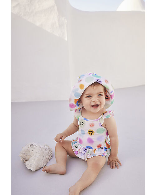 Molo Cappellino Estivo Nadia - Painted Dots - Materiale Riciclato Cappelli Estivi