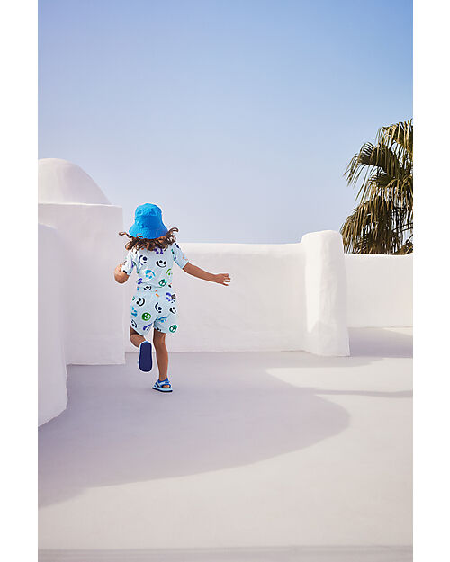 Molo Costume a Pantaloncino Niko - Multi Smile - con Coulisse - 100% Materiale Riciclato Boxer Mare