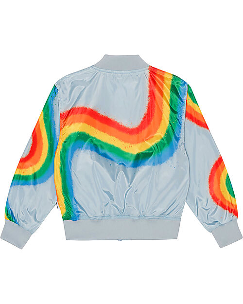Molo Giacca Bomber Haliva - Diagonal Rainbow - 100% Materiale Riciclato Giacche