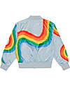Molo Giacca Bomber Haliva - Diagonal Rainbow - 100% Materiale Riciclato Giacche