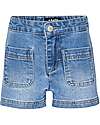 Molo Jeans Corti Amanda -Light Blue Denim - con Tasche Frontali Pantaloni Corti