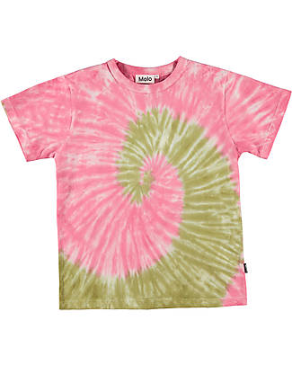 Molo Maglia Maniche Corte - Pink Swirl - 100% Cotone Bio GOTS T-shirt