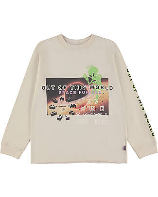 Molo Maglia Maniche Lunghe Rube - Sandy - 100% Cotone Bio Maglie Manica Lunga