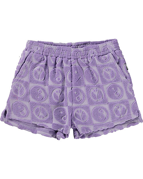 Molo Pantaloncini Corti Angel - Viola - in Cotone Pantaloni Corti