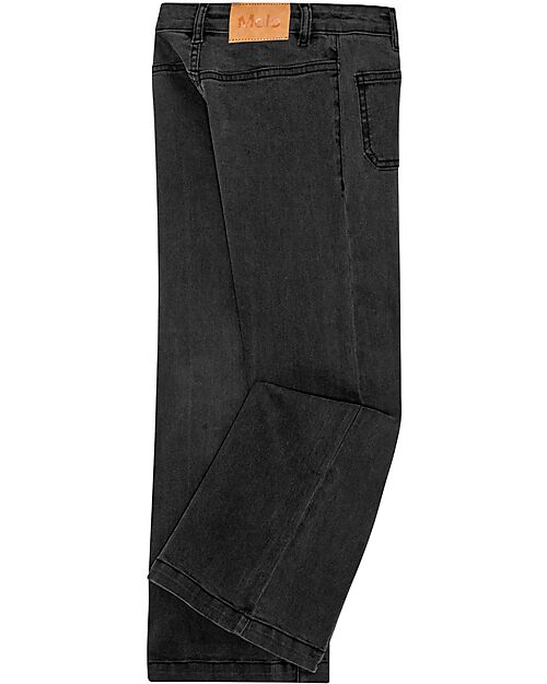 Molo Pantaloni Lunghi Adina - Denim Scuro - Cotone Jeans