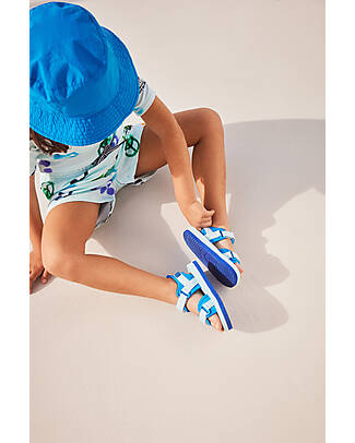 Molo Sandali Zola - Vivid Blue - Chiusura con Velcro Sandali