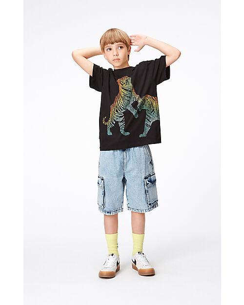 Molo T-shirt Rubin - Nero - 100% Cotone T-shirt