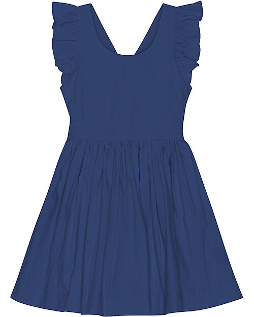 Molo Vestito senza maniche - Candidi - Blu Notte - 100% Cotone Bio GOTS Vestiti_