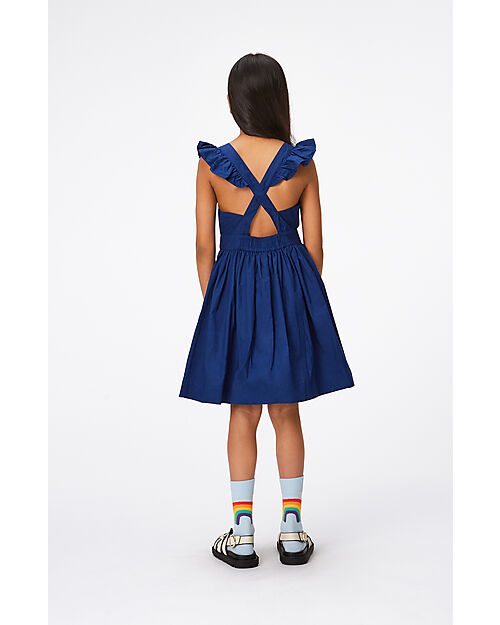 Molo Vestito senza maniche - Candidi - Blu Notte - 100% Cotone Bio GOTS Vestiti_