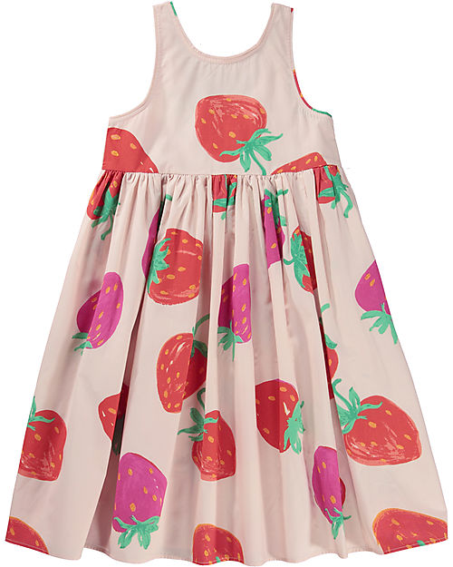 Molo Vestito senza Maniche - Strawberries - 100% Cotone Bio GOTS Vestiti_