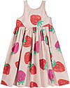Molo Vestito senza Maniche - Strawberries - 100% Cotone Bio GOTS Vestiti_