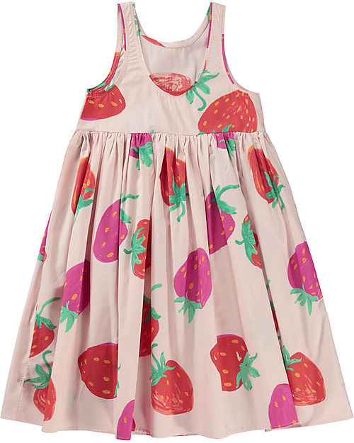 Molo Vestito senza Maniche - Strawberries - 100% Cotone Bio GOTS Vestiti_