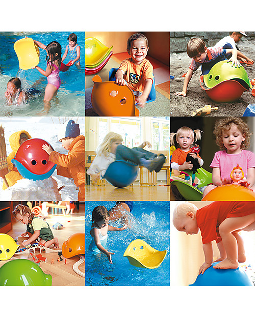 Moluk Bilibo Azzurro - Gioco Innovativo, Versatile e Multipremiato (senza BPA, ftalati, lattice) Giochi di Equilibrio_