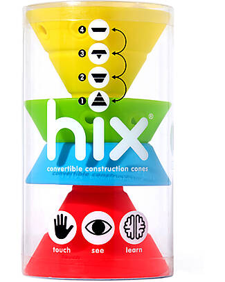 Moluk Hix Tropic - Costruzioni in Silicone - Giallo/Verde/Blu/Rosso Giochi per Inventare Storie