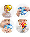 Moluk Oibo Mattoncini Morbidi - Silicone - 3 Colori Primari - Giallo/Rosso/Blu Giochi per Inventare Storie