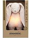 Moonie Coniglietto con Lucina da Notte e Rumori Rosa - Rosa - Certificato GOTS e Oeko-Tex
 Peluche