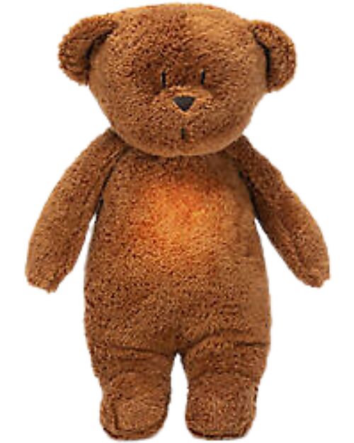 Moonie Peluche con Lucina da Notte e Rumori Rosa - Caramello - Certificato GOTS e Oeko-Tex Peluche