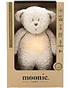 Moonie Peluche con Lucina da Notte e Rumori Rosa - Sabbia - Certificato GOTS e Oeko-Tex Peluche