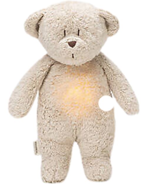 Moonie Peluche con Lucina da Notte e Rumori Rosa - Sabbia - Certificato GOTS e Oeko-Tex Peluche