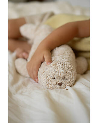 Moonie Peluche Foca 2.0 con Suoni Naturali, Musica Classica e Luce Regolabile - Sabbia - Certificato GOTS e Oeko-Tex Peluche