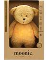 Moonie Peluche Orsetto 2.0 con Suoni Naturali, Musica Classica e Luce Regolabile - Miele - Certificato GOTS e Oeko-Tex Lampade da Notte