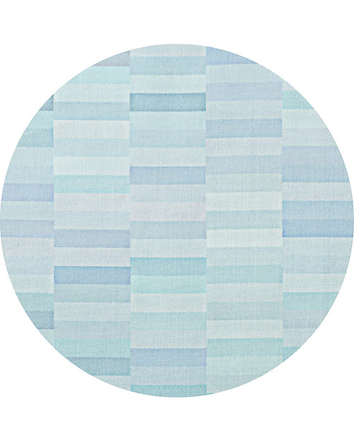 Motomo Set junior copripiumino e cuscino "Pastelli", Azzurro - 110x125 cm - Cotone bio Set Copripiumino