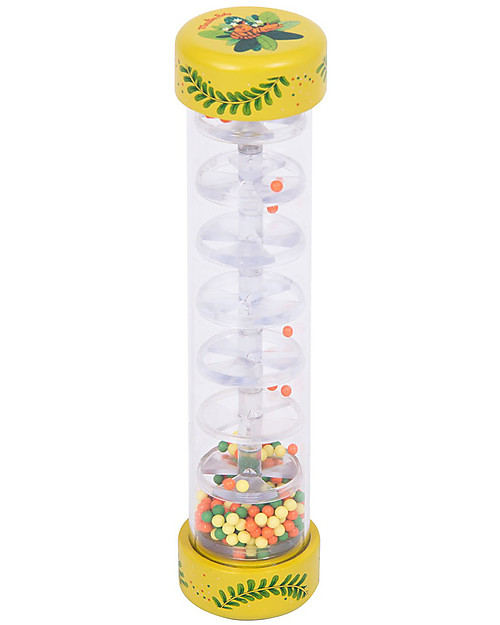 Moulin Roty Bastone della Pioggia - Dans la Jungle - con Palline Colorate Strumenti Musicali