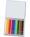 Moulin Roty Box in Metallo con 24 Matite Acquerellabili - di tutti i Colori! Disegnare e Colorare