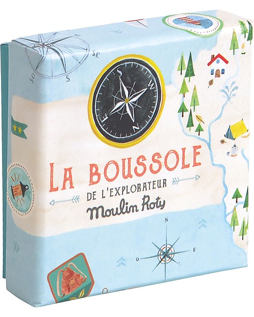 Moulin Roty Bussola da Esploratore - Le Jardin - Per Piccoli Avventurieri! Giochi STEM