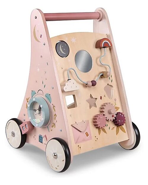 Moulin Roty Carrello Primi Passi Attività - Après la Pluie - Legno Carrello Primi Passi