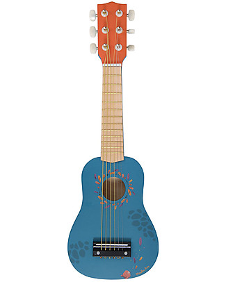 Moulin Roty Chitarra Bimbo - dans la jungle - 53 cm Strumenti Musicali
