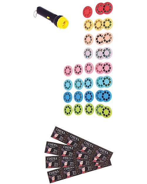 Moulin Roty Cofanetto Cinema Lusso, Les Histoires du Soir - 32 Storie Emozionanti! Giochi per Inventare Storie