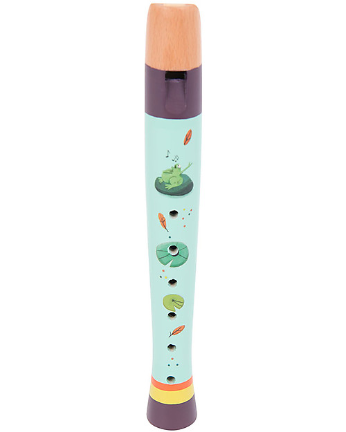 Moulin Roty Flauto Blu Bimbo - Dans la Jungle - per Imparare a Suonare! Strumenti Musicali