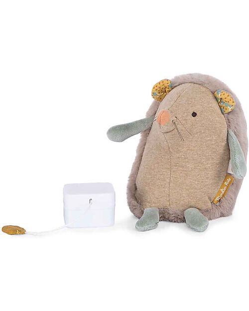 Moulin Roty Giocattolo Musicale Riccio - Marrone - 19 cm Pupazzi