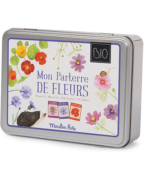 Moulin Roty Kit Coltivazione Aiuola - Il Giardino del Mulino - Bio Giochi da Giardinaggio