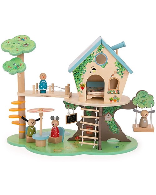 Moulin Roty La Casa sull'Albero - La Grande Famille - Stimola la Fantasia Case delle Bambole