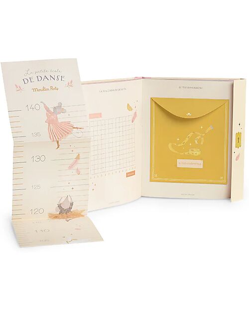Moulin Roty Libro Nascita 80 Pagine - Ecole de Danse - 19.5x24 cm  Album e Cofanetti