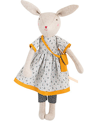 Moulin Roty Mamma Coniglietta Rosa, La Famille Mirabelle - 40 cm Peluche