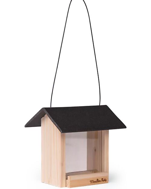 Moulin Roty Mangiatoia per Uccellini in Legno - Materiale Riciclato Giochi da Giardinaggio