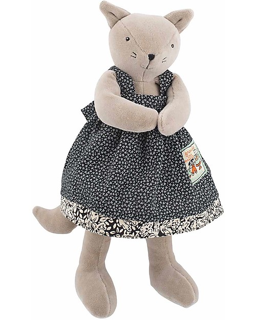 Moulin Roty Peluche Agathe la Gatta - La Grande Famille - 30 cm Peluche