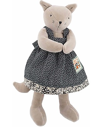 Moulin Roty Peluche Agathe la Gatta - La Grande Famille - 30 cm Peluche