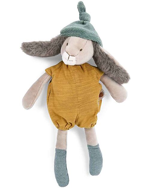 Moulin Roty Peluche Coniglietto - Ocra - Cotone Oeko-Tex Pupazzi