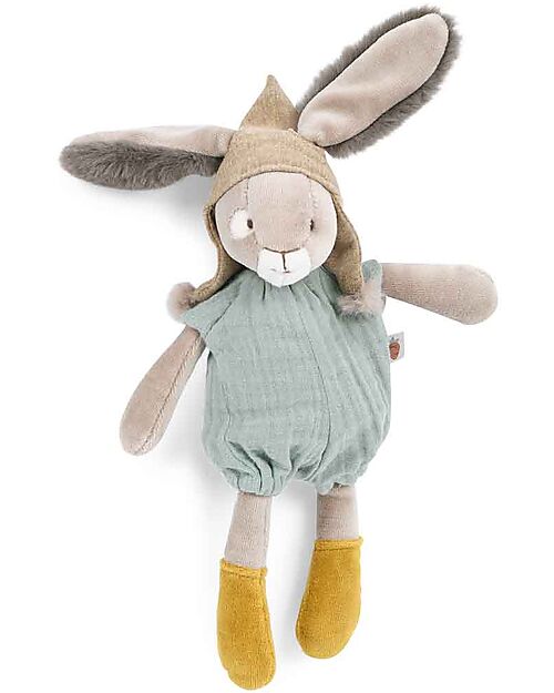 Moulin Roty Peluche Coniglietto - Salvia - Cotone Oeko-Tex Pupazzi