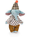 Moulin Roty Peluche Elefante Pablo - Les Minouchkas - 25 cm - Cotone Peluche