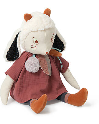 Moulin Roty Peluche Fenouil la Pecora - Bianco - 55 cm Pupazzi
