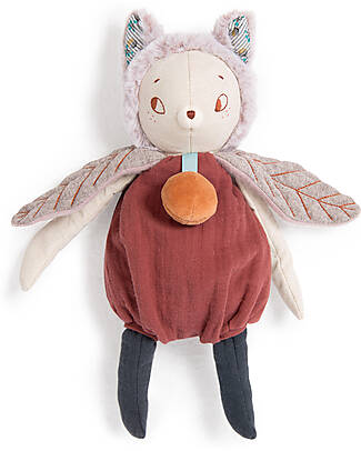 Moulin Roty Peluche Giboulée il Gatto Alato - Beige - 30 cm Pupazzi